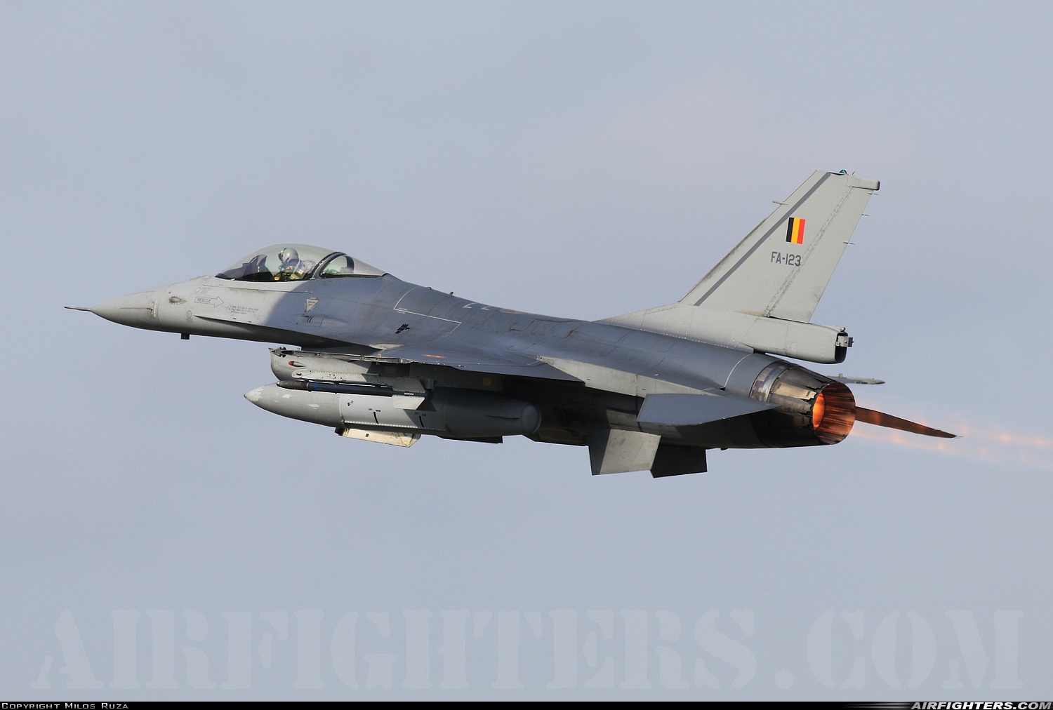 Belgium - Air Force General Dynamics F-16AM Fighting Falcon FA-123 at Kleine Brogel (EBBL), Belgium