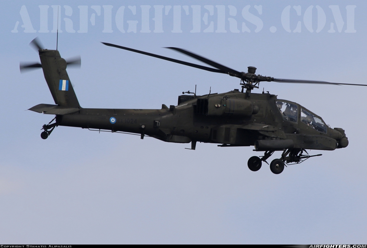 Greece - Army Boeing AH-64DHA Apache Longbow ES1024 at Off-Airport - Maleme, Greece
