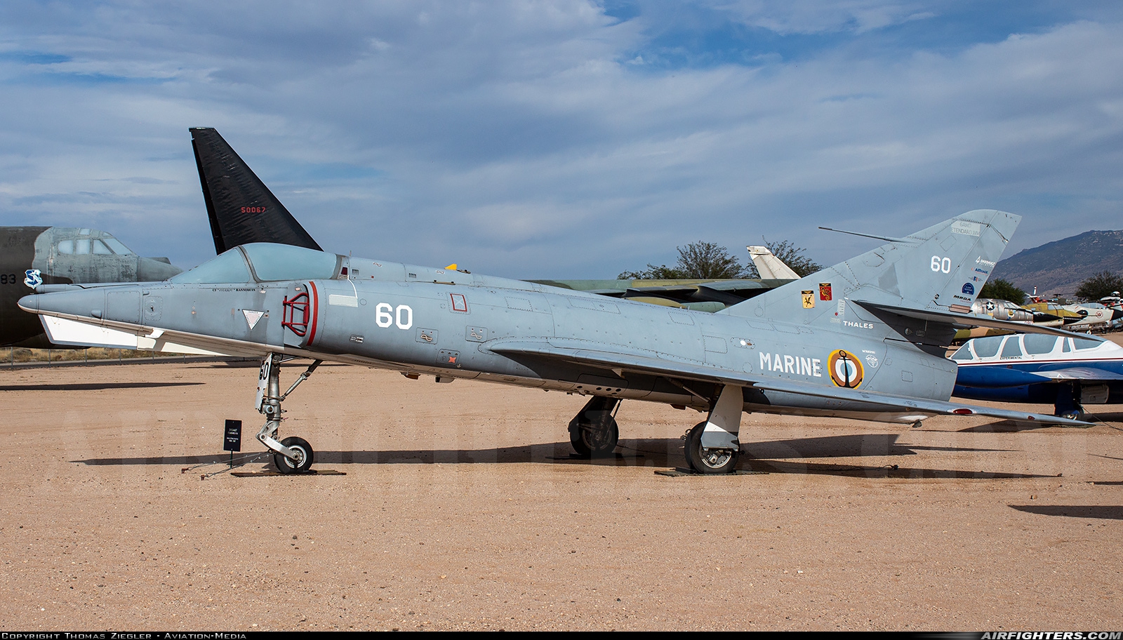France - Navy Dassault Etendard IVM 60 at Tucson - Pima Air and Space Museum, USA