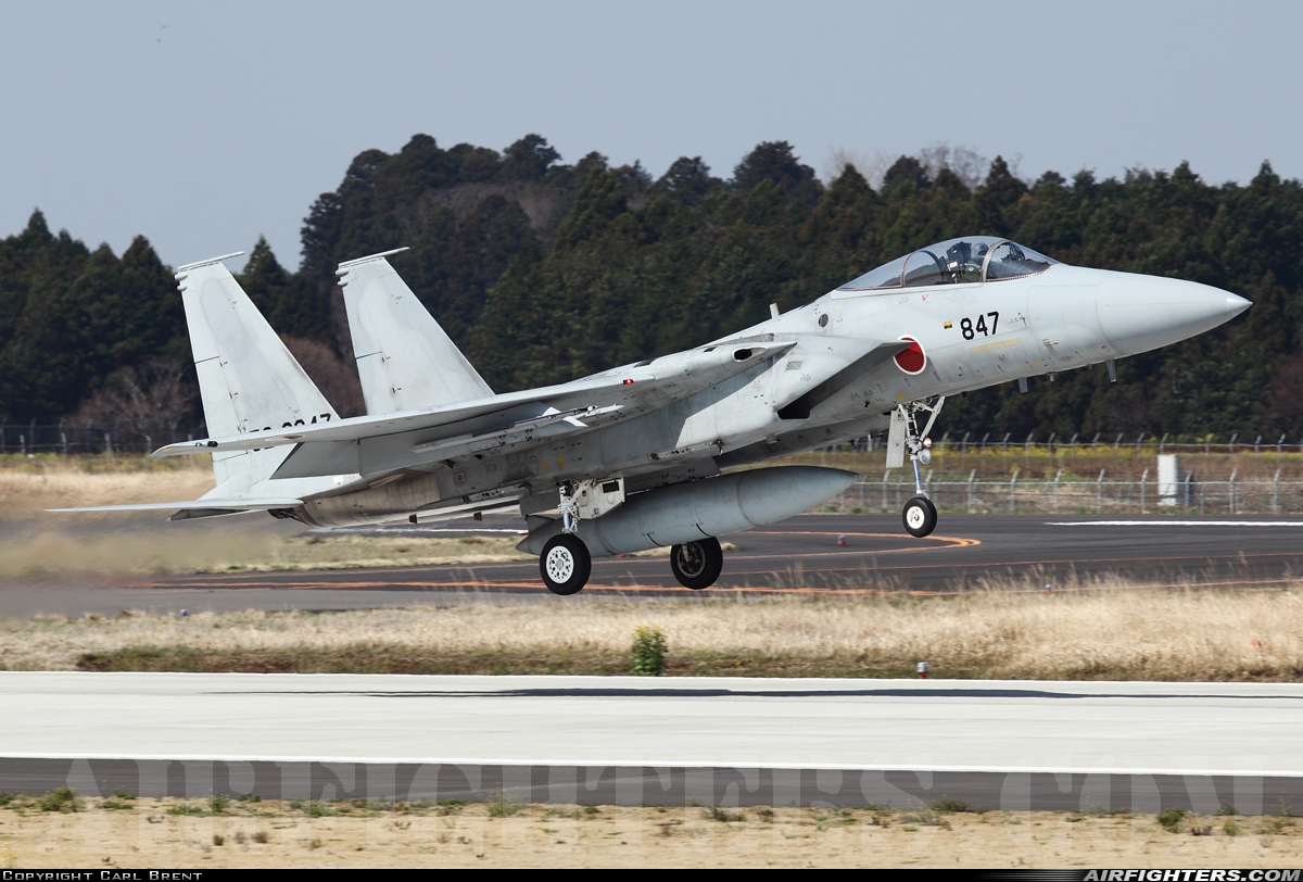 Japan - Air Force McDonnell Douglas F-15J Eagle 52-8847 at Hyakuri (RJAH), Japan