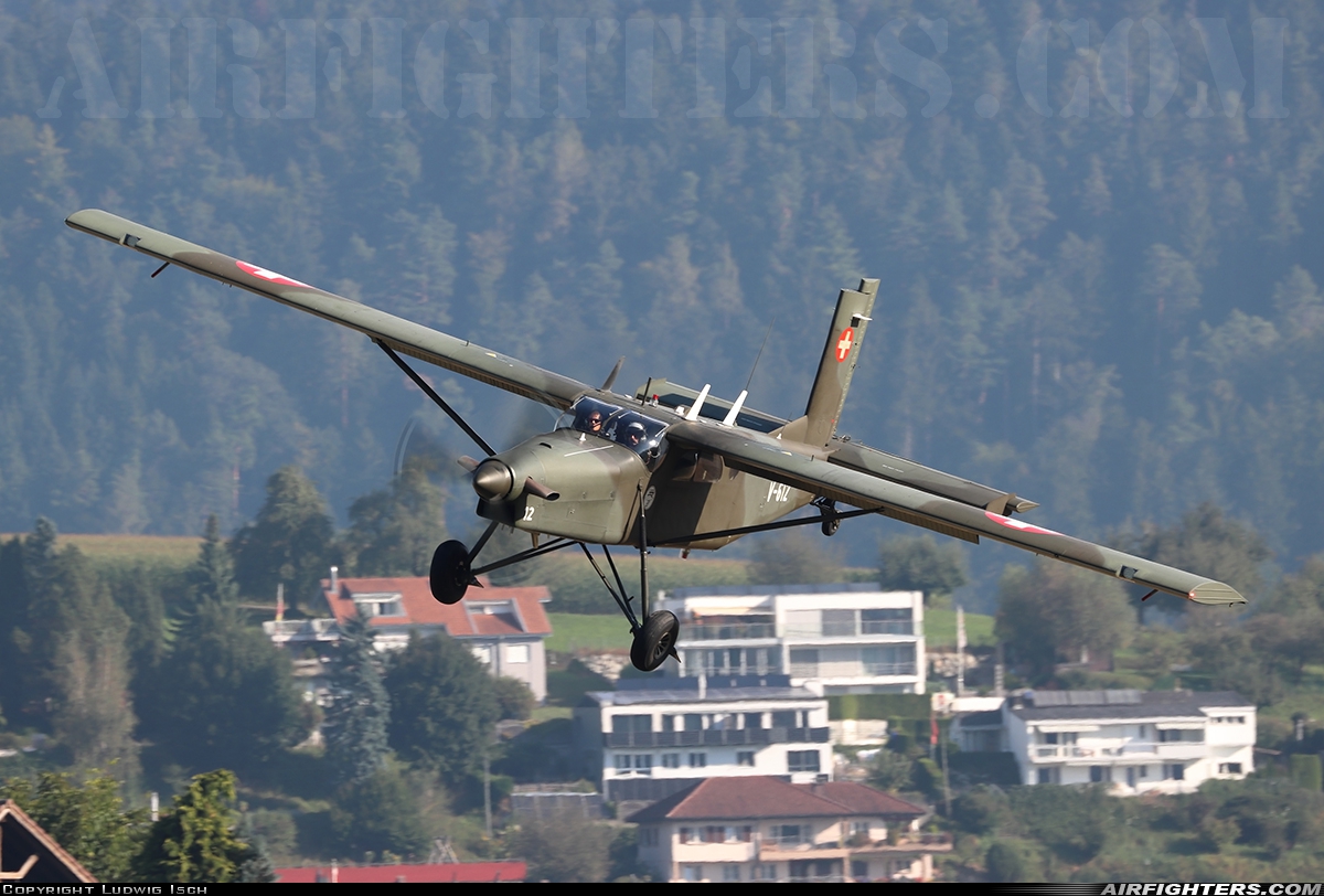 Switzerland - Air Force Pilatus PC-6/B2-H2M-1 Turbo Porter V-612 at Off-Airport - Schötz, Switzerland