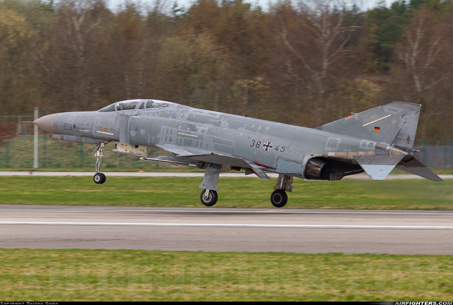 Germany - Air Force McDonnell Douglas F-4F Phantom II 38+45 at Wittmundhafen (Wittmund) (ETNT), Germany