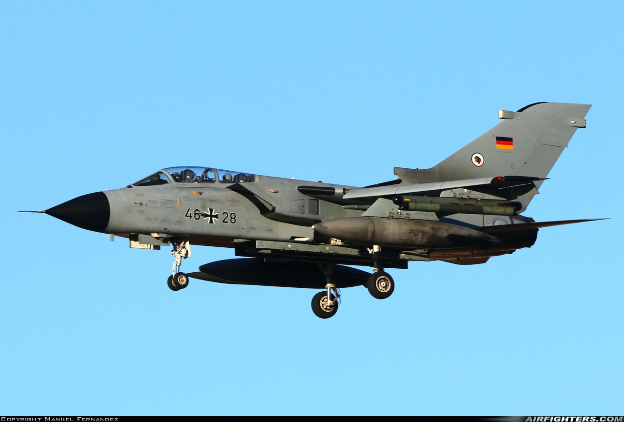 Germany - Air Force Panavia Tornado ECR 46+28 at Albacete (- Los Llanos) (LEAB), Spain