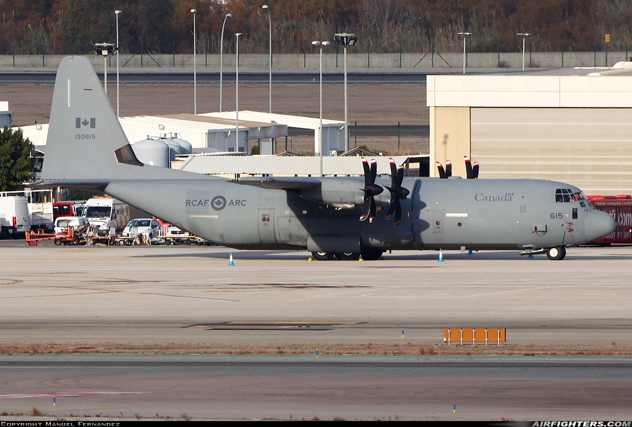 Canada - Air Force Lockheed Martin CC-130J Hercules (C-130J-30 / L-382) 130615 at Malaga (AGP / LEMG), Spain
