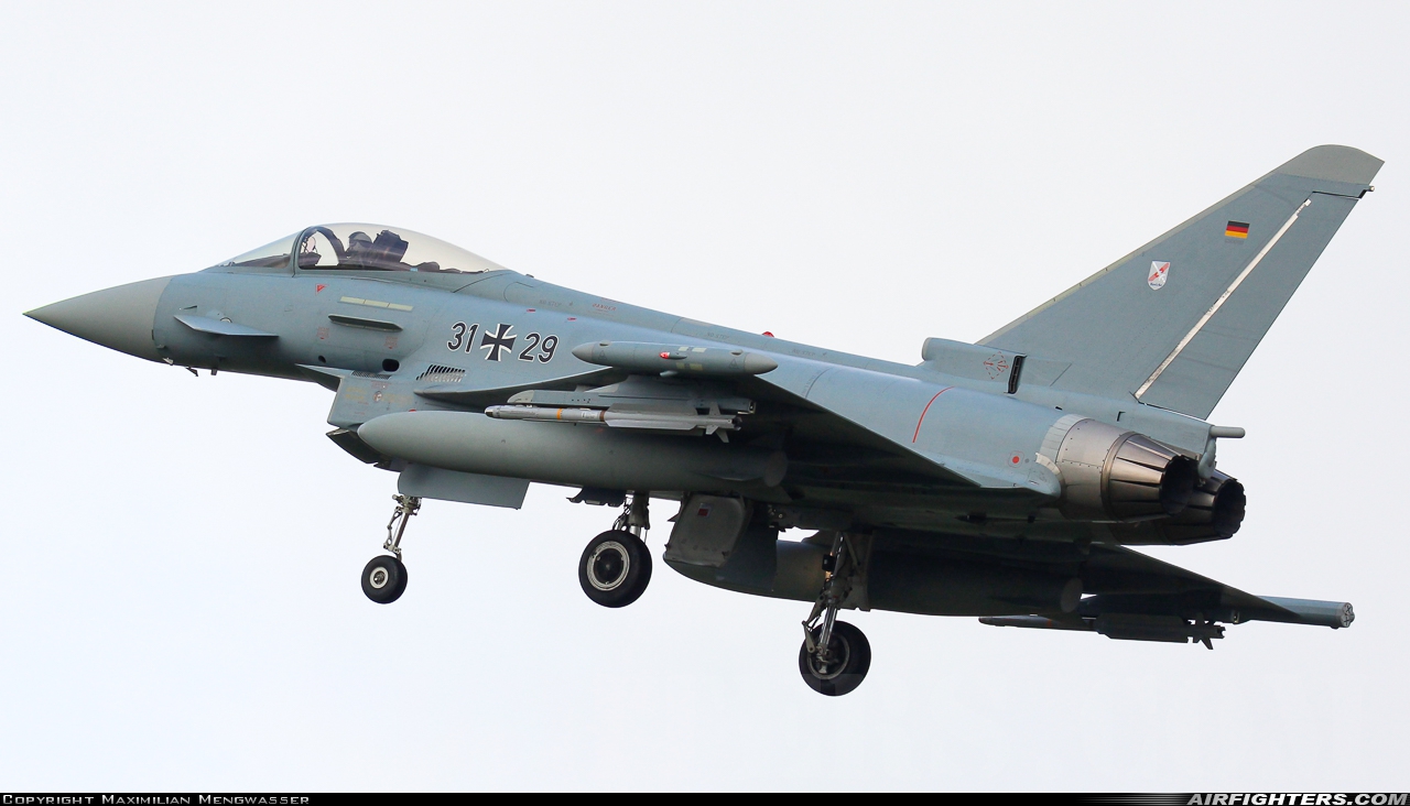 Germany - Air Force Eurofighter EF-2000 Typhoon S 31+29 at Norvenich (ETNN), Germany