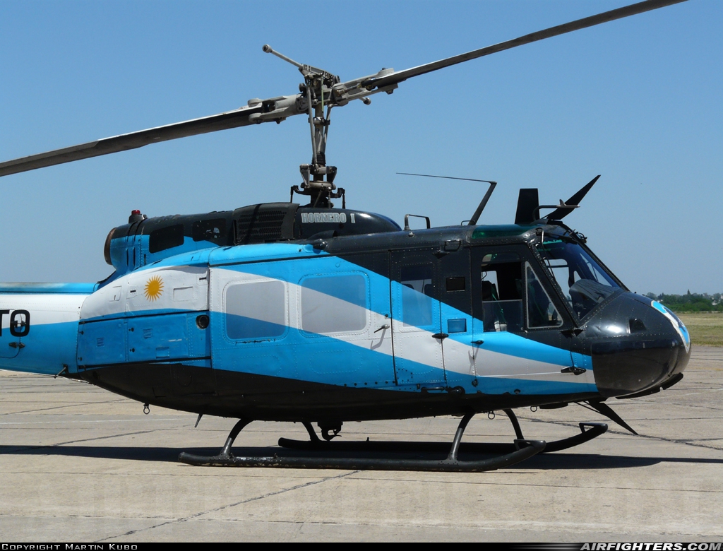 Argentina - Army Bell UH-1H-II Iroquois (205) AE-460 at El Palomar (PAL / SADP), Argentina