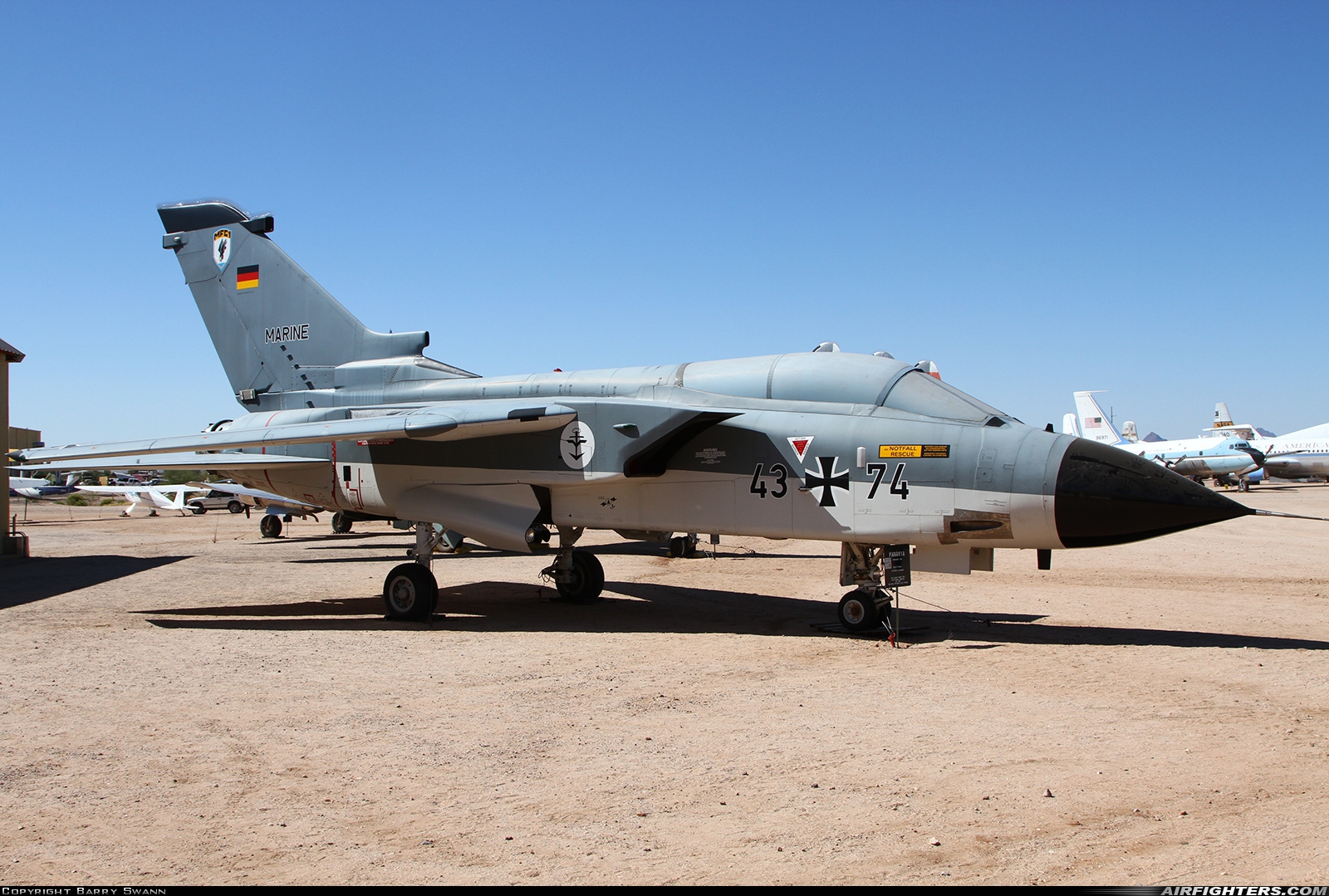 Germany - Navy Panavia Tornado IDS 43+74 at Tucson - Pima Air and Space Museum, USA