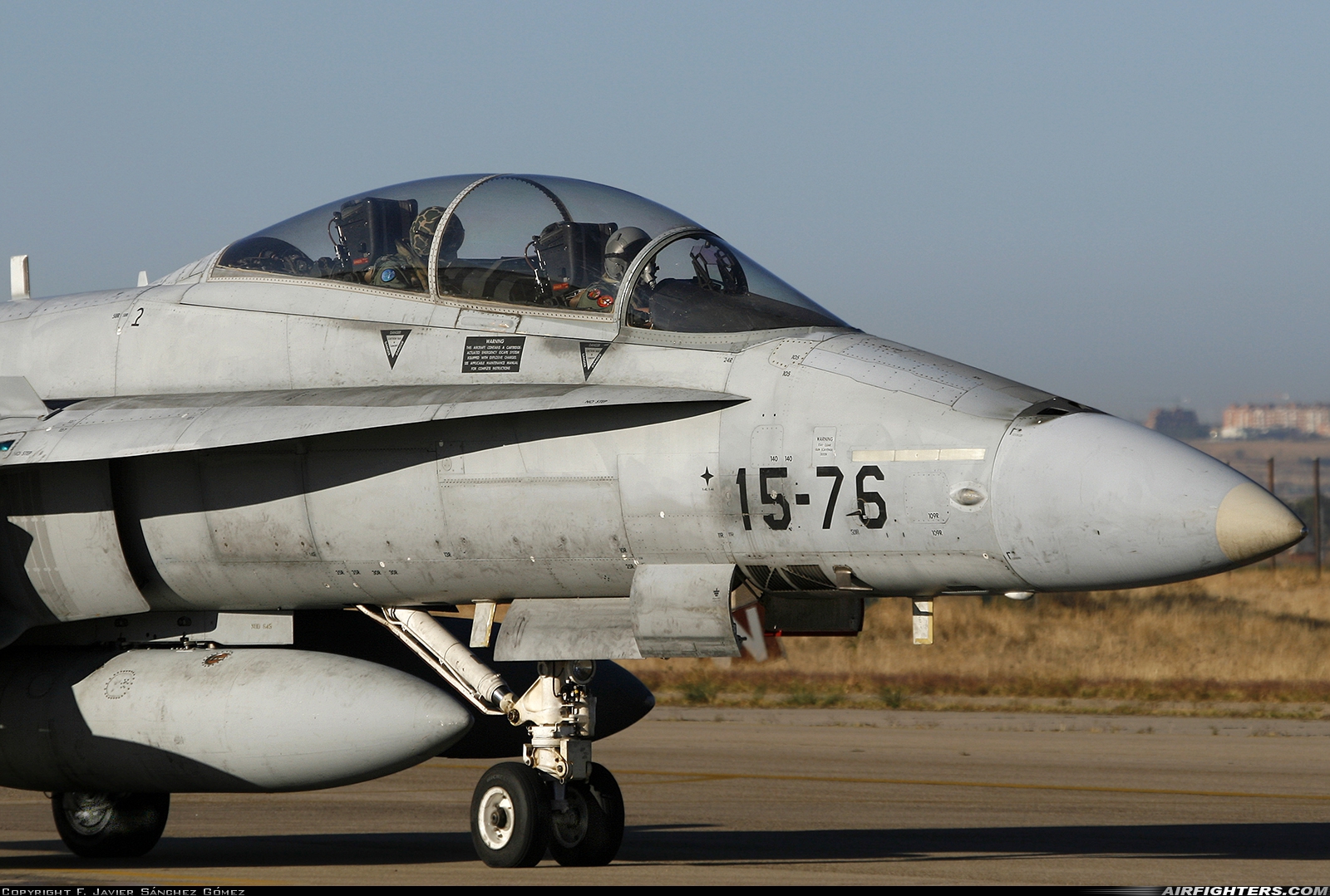 Spain - Air Force McDonnell Douglas CE-15 Hornet (EF-18B+) CE.15-7 at Madrid - Torrejon (TOJ / LETO), Spain