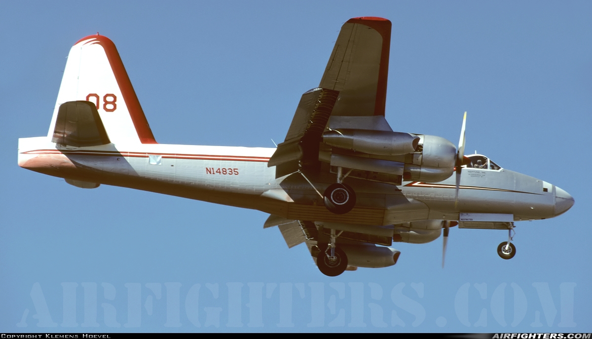 Company Owned - Neptune Aviation Services Inc Lockheed SP-2H Neptune N14835 at Redding - Municipal (RDD / KRDD), USA