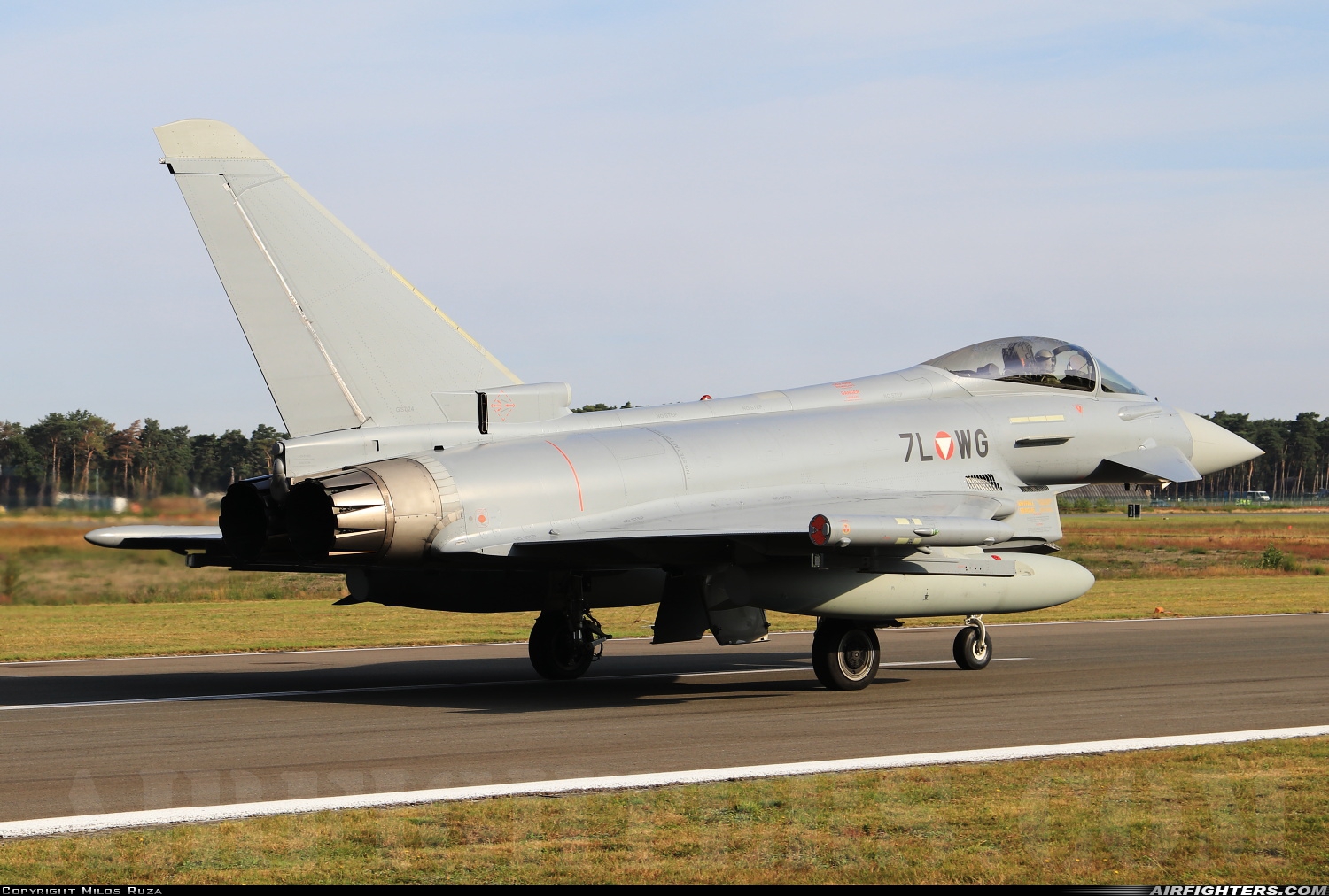 Austria - Air Force Eurofighter EF-2000 Typhoon S 7L-WG at Kleine Brogel (EBBL), Belgium