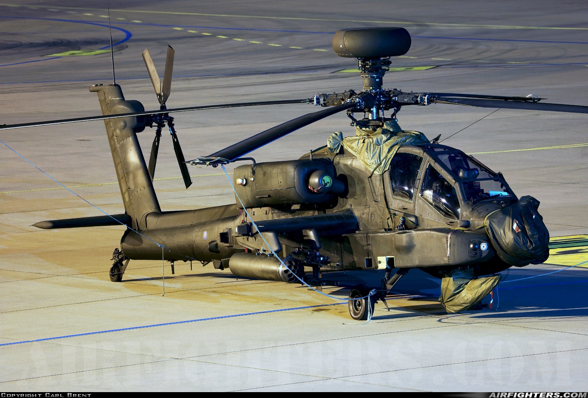 UK - Army Westland Apache AH1 (WAH-64D) ZJ223 at Eindhoven (- Welschap) (EIN / EHEH), Netherlands