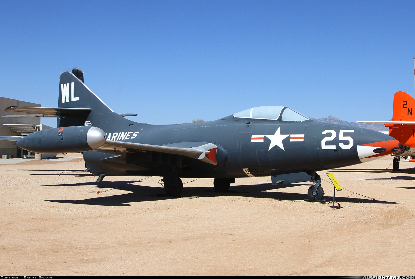 USA - Marines Grumman F9F-5 Panther 125183 at Tucson - Pima Air and Space Museum, USA