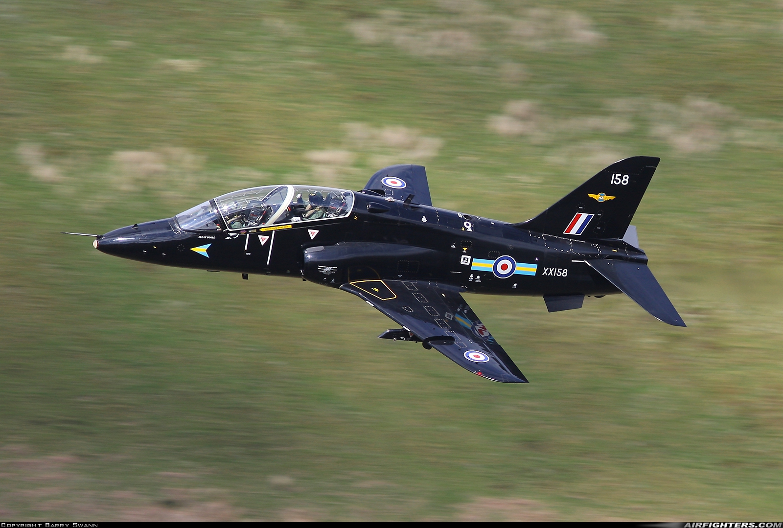 UK - Air Force British Aerospace Hawk T.1A XX158 at Off-Airport - Machynlleth Loop Area, UK