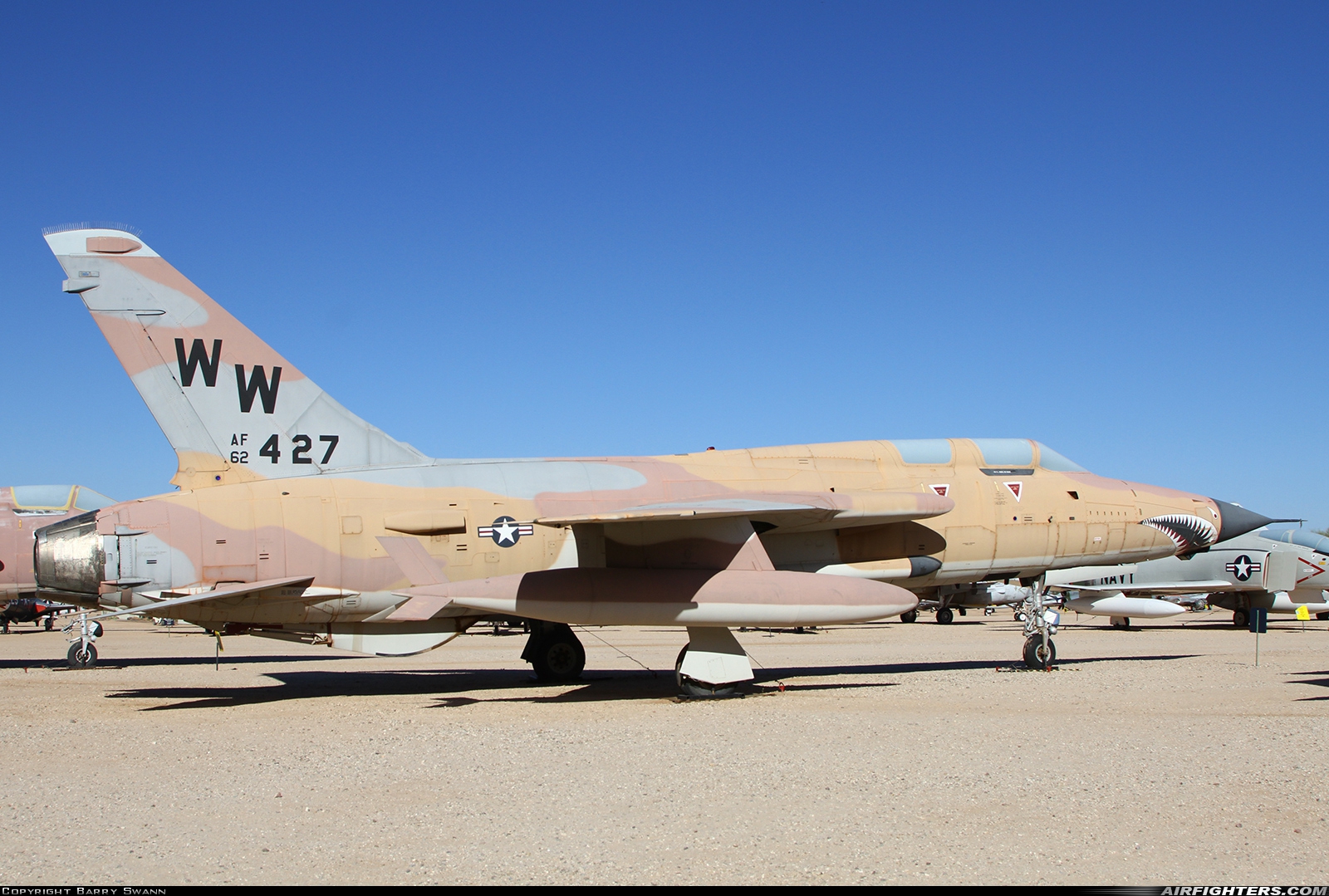USA - Air Force Republic F-105G Thunderchief 62-4427 at Tucson - Pima Air and Space Museum, USA