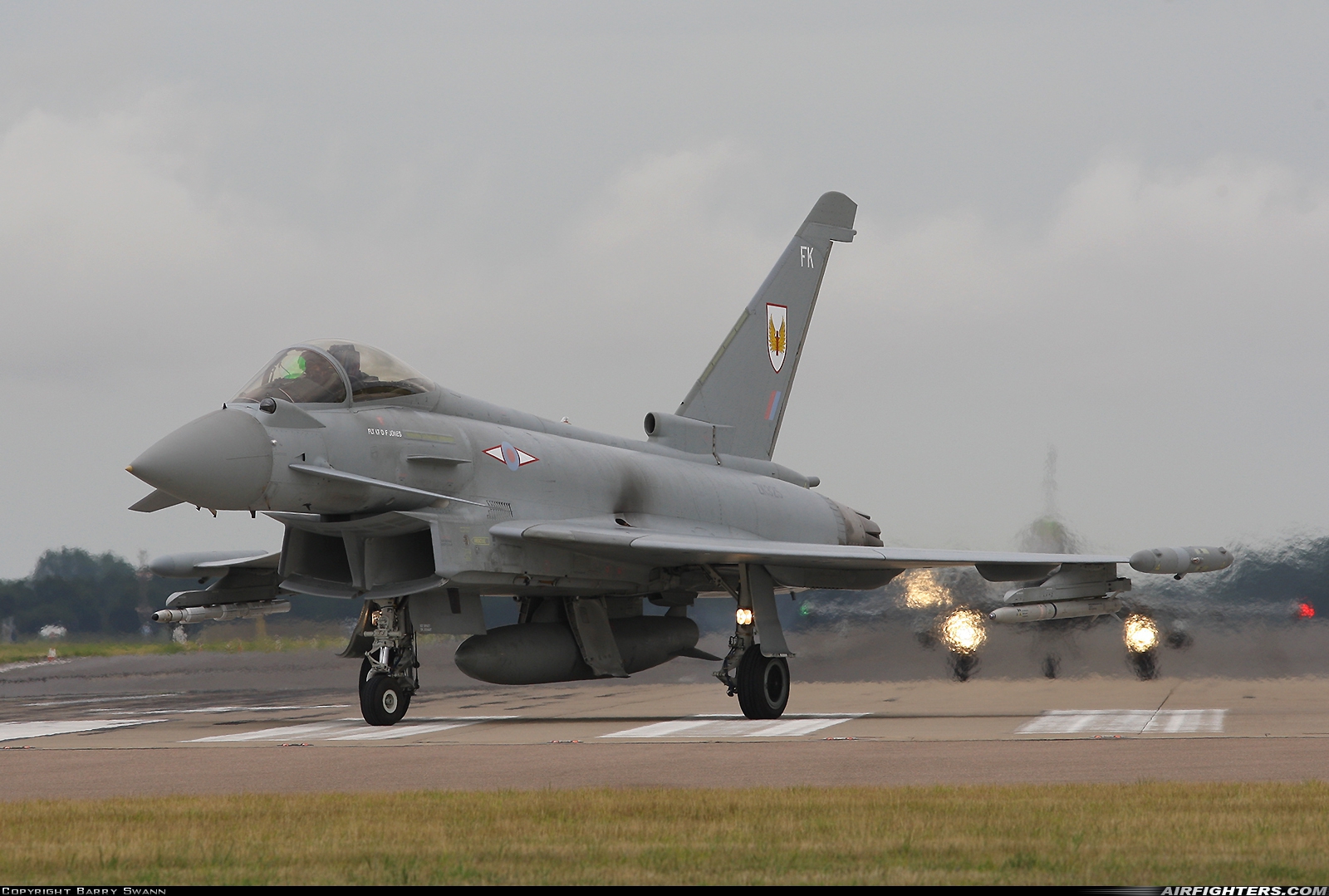 UK - Air Force Eurofighter Typhoon FGR4 ZK325 at Coningsby (EGXC), UK