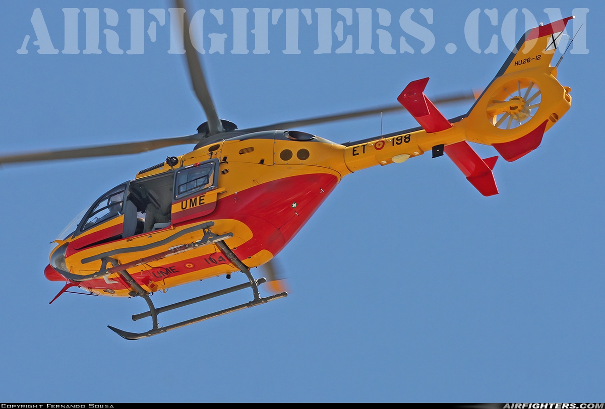 Spain - UME Eurocopter EC-135T2+ HU.26-12 at Off-Airport - Seville, Spain