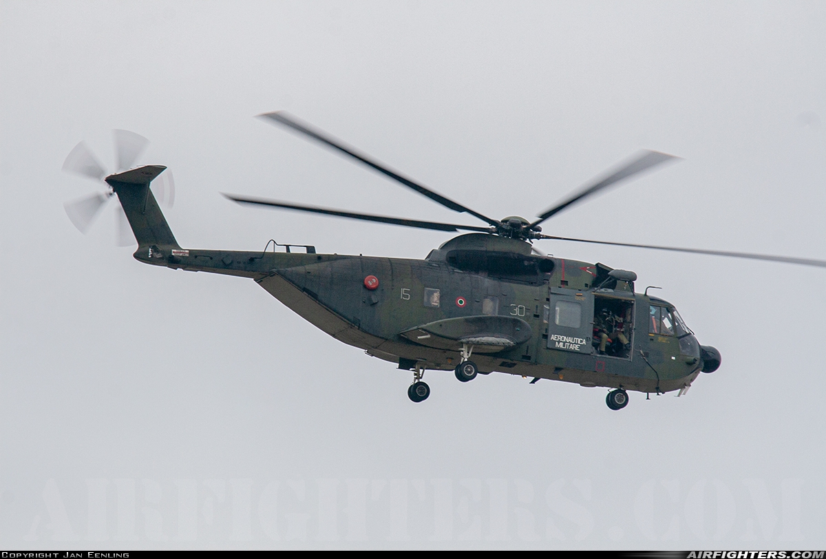 Italy - Air Force Agusta-Sikorsky HH-3F (AS-61R) MM81342 at Florennes (EBFS), Belgium