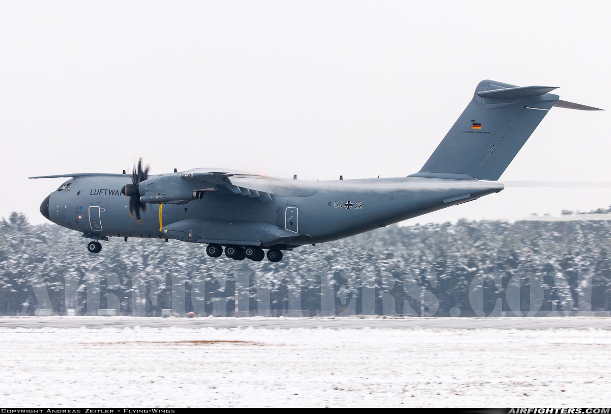 Germany - Air Force Airbus A400M-180 Atlas 54+28 at Ingolstadt - Manching (ETSI), Germany