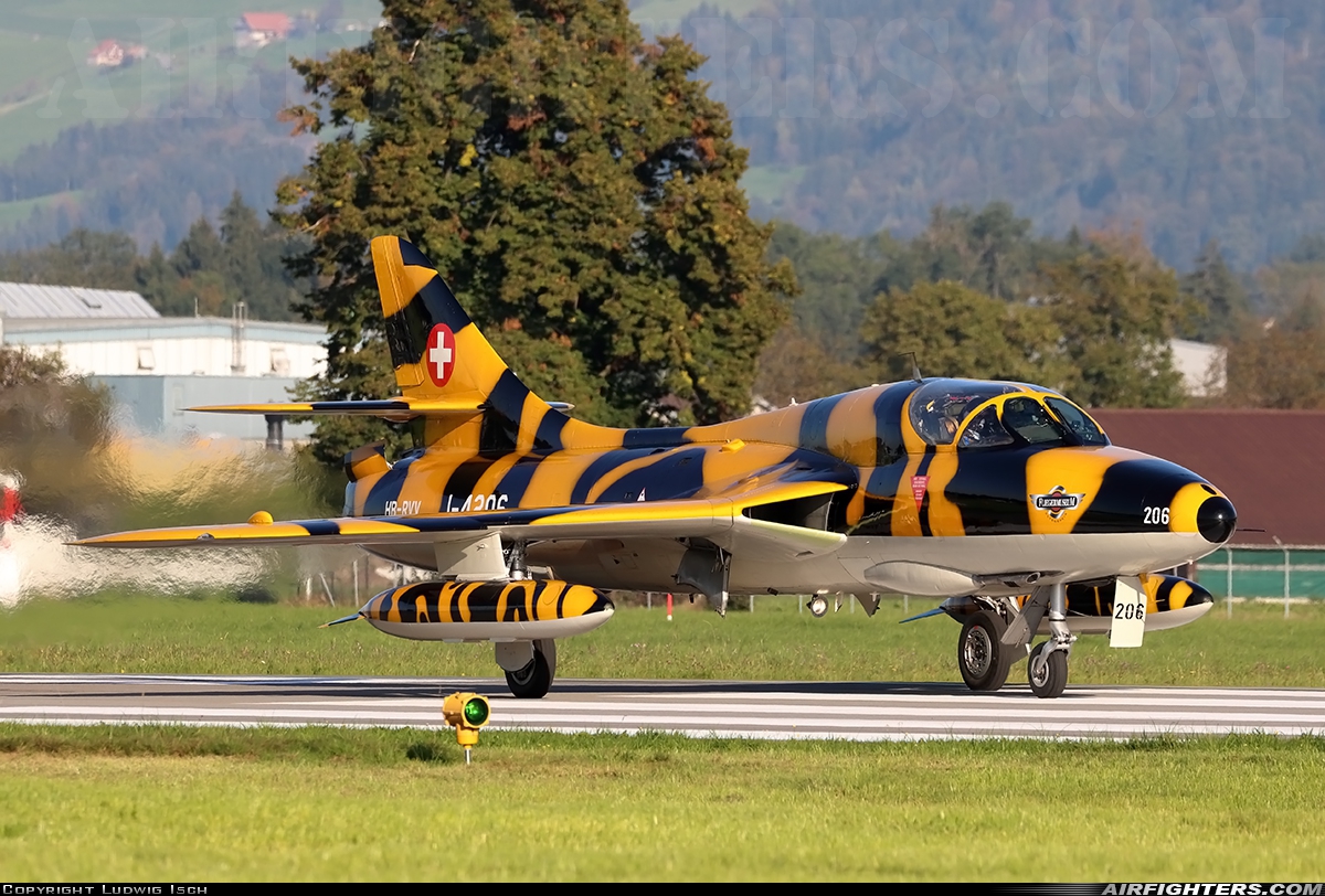 Private - Verein Hunter Flying Group Hawker Hunter T68 HB-RVV at Emmen (EML / LSME), Switzerland