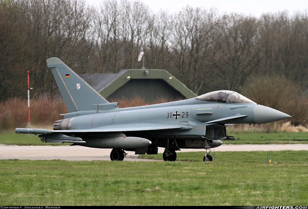 Germany - Air Force Eurofighter EF-2000 Typhoon S 31+29 at Leeuwarden (LWR / EHLW), Netherlands