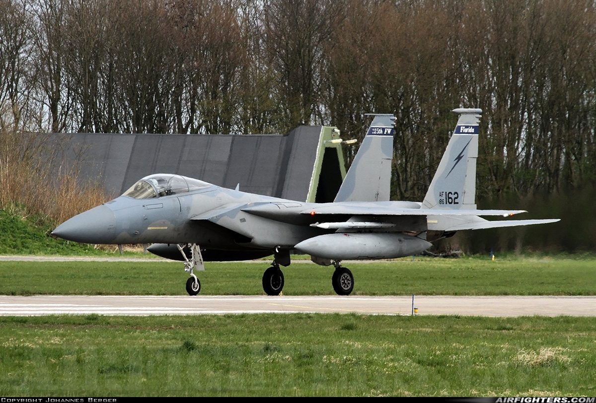 USA - Air Force McDonnell Douglas F-15C Eagle 86-0162 at Leeuwarden (LWR / EHLW), Netherlands