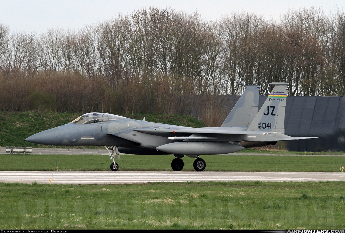 USA - Air Force McDonnell Douglas F-15C Eagle 83-0041 at Leeuwarden (LWR / EHLW), Netherlands
