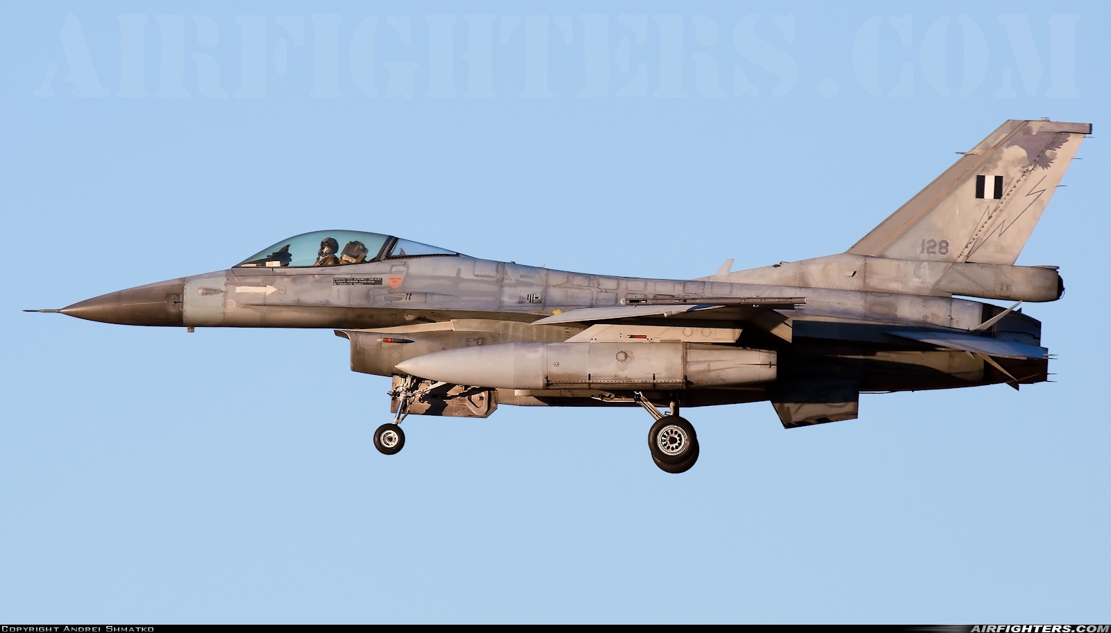 Greece - Air Force General Dynamics F-16C Fighting Falcon 128 at Albacete (- Los Llanos) (LEAB), Spain