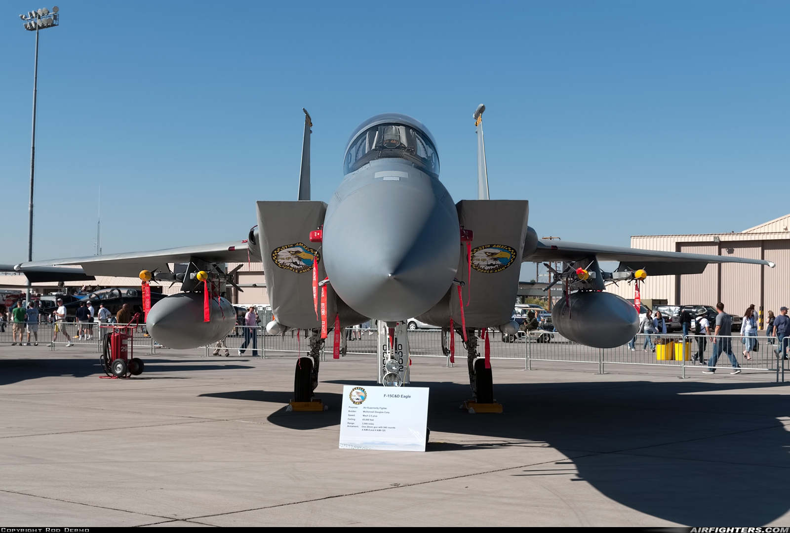 USA - Air Force McDonnell Douglas F-15C Eagle 80-0002 at Las Vegas - Nellis AFB (LSV / KLSV), USA