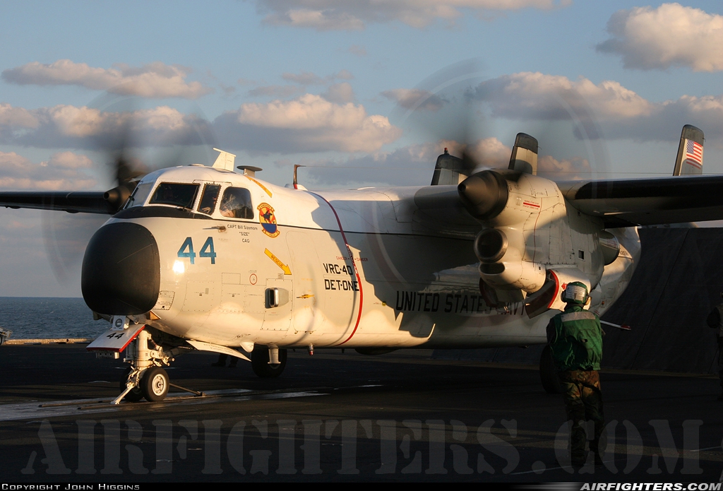 USA - Navy Grumman C-2A Greyhound 162158 at Off-Airport - Persian Gulf, International Airspace