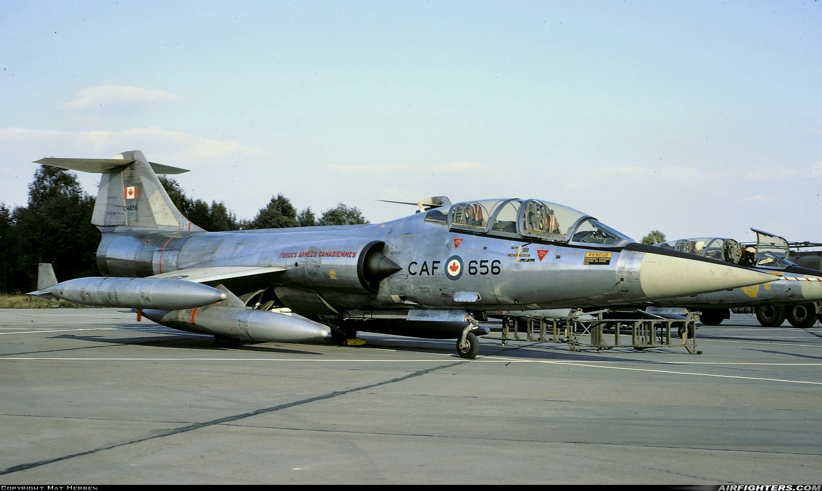 Canada - Air Force Canadair CF-104D Starfighter (CL-90) 104656 at Florennes (EBFS), Belgium