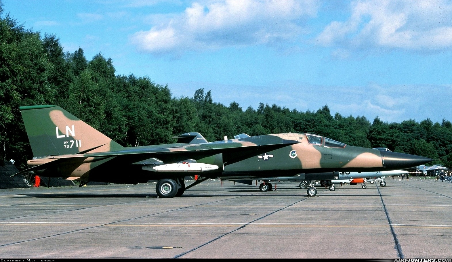 USA - Air Force General Dynamics F-111F Aardvark 73-0711 at Enschede - Twenthe (ENS / EHTW), Netherlands