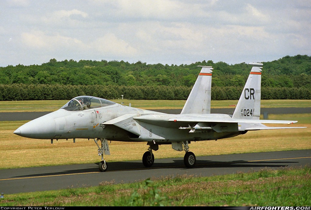 USA - Air Force McDonnell Douglas F-15C Eagle 79-0024 at Utrecht - Soesterberg (UTC / EHSB), Netherlands