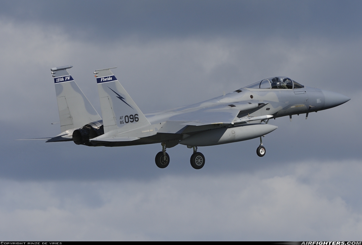 USA - Air Force McDonnell Douglas F-15C Eagle 85-0096 at Leeuwarden (LWR / EHLW), Netherlands