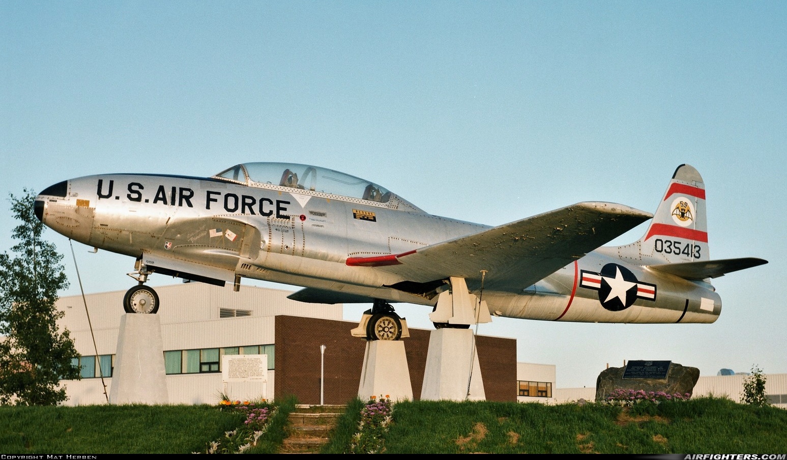 USA - Air Force Lockheed T-33A Shooting Star 53-5413 at Goose Bay (YYR / CYYR), Canada