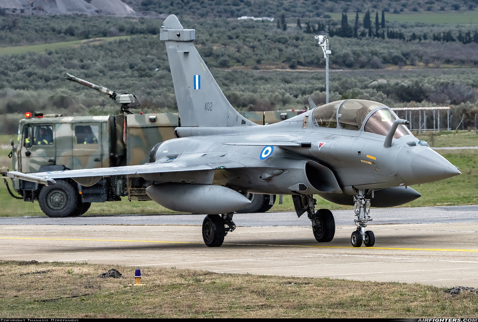Greece - Air Force Dassault Rafale DG 402 at Tanagra (LGTG), Greece