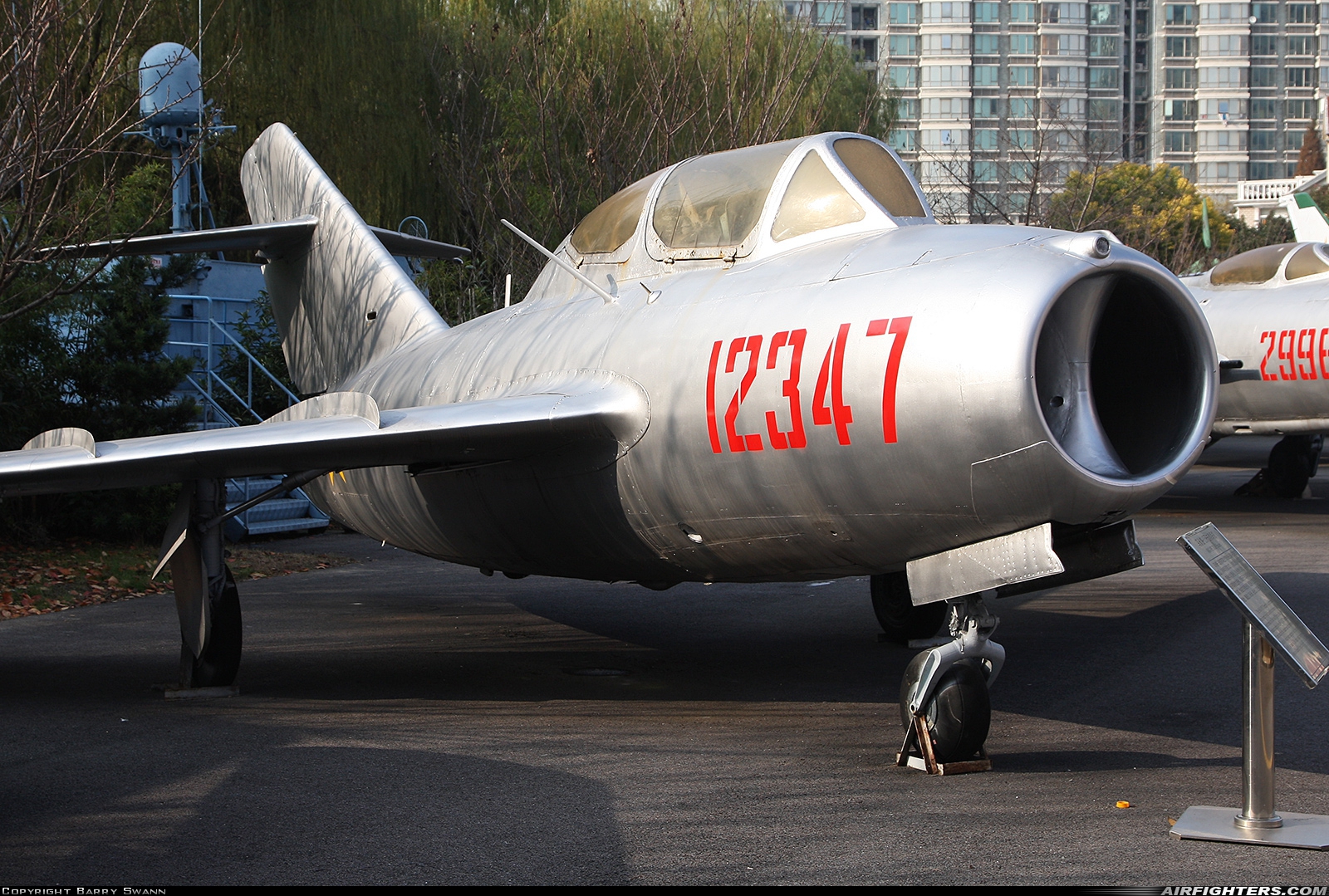China - Air Force Mikoyan-Gurevich MiG-15UTI 12347 at Off-Airport - Shanghai, China