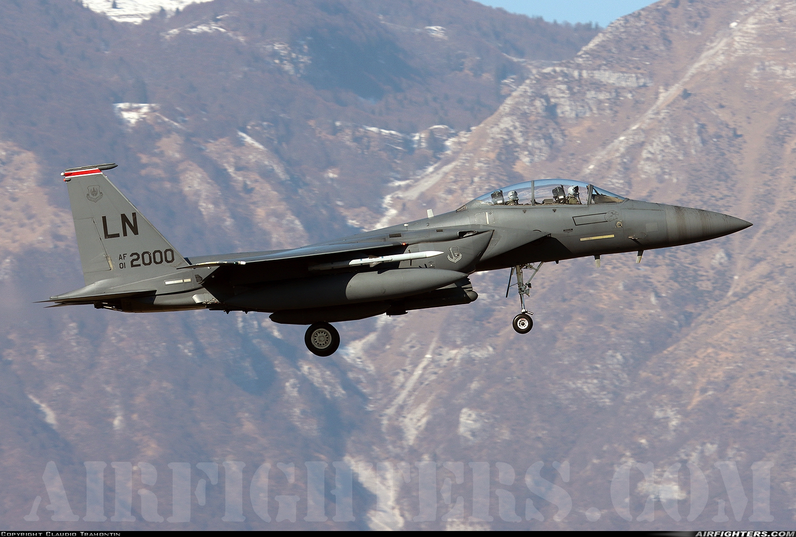 USA - Air Force McDonnell Douglas F-15E Strike Eagle 01-2000 at Aviano (- Pagliano e Gori) (AVB / LIPA), Italy