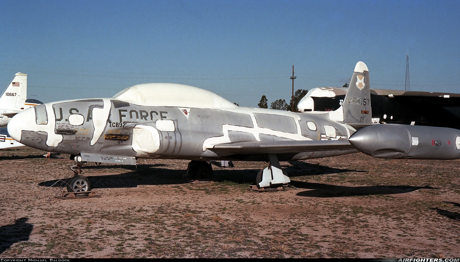 USA - Air Force Lockheed T-33A Shooting Star 52-9757 at Tucson - Davis-Monthan AFB (DMA / KDMA), USA