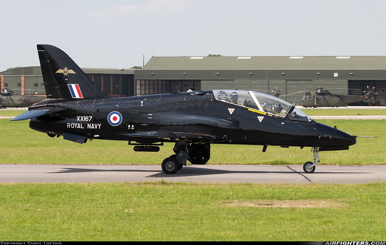 UK - Navy British Aerospace Hawk T.1 XX167 at Yeovilton (YEO / EGDY), UK