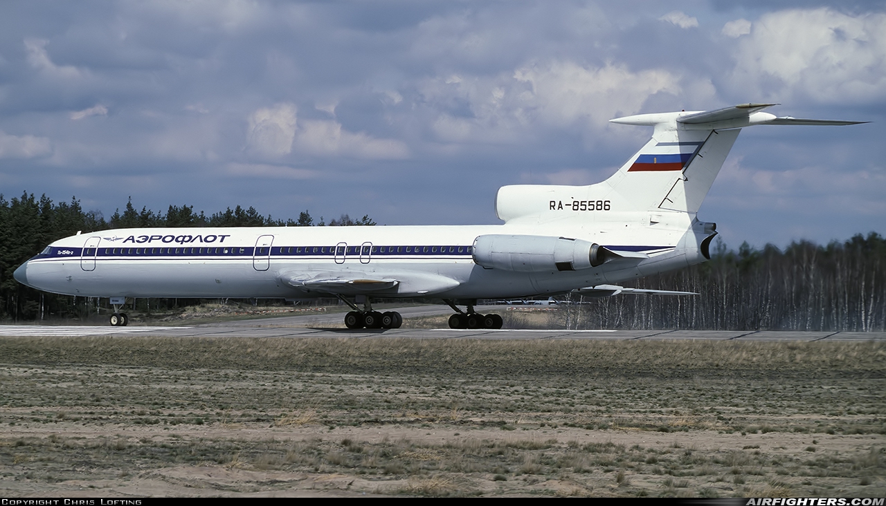 Russia - Air Force Tupolev Tu-154B-2 RA-85586 at Sperenberg, Germany