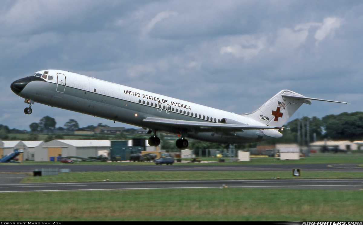 USA - Air Force McDonnell Douglas C-9A Nightingale (DC-9-32CF) 71-0881 at Fairford (FFD / EGVA), UK