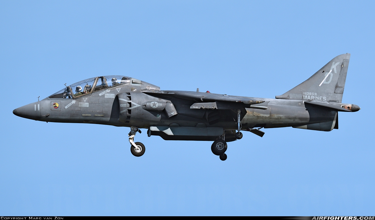 USA - Marines McDonnell Douglas TAV-8B Harrier II 163859 at Havelock - Cherry Point MCAS (NKT / KNKT), USA