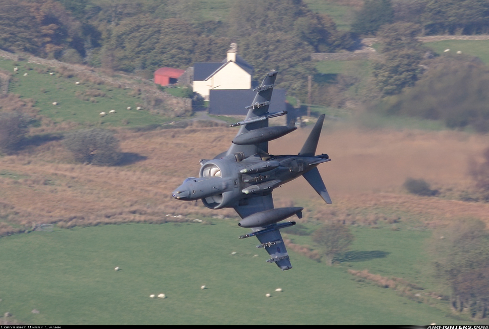 UK - Air Force British Aerospace Harrier GR.9 ZG477 at Off-Airport - Machynlleth Loop Area, UK