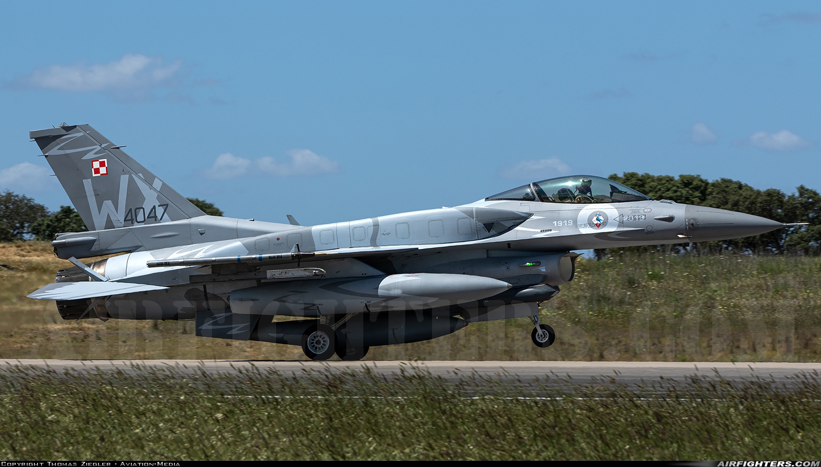 Poland - Air Force General Dynamics F-16C Fighting Falcon 4047 at Beja (BA11) (LPBJ), Portugal
