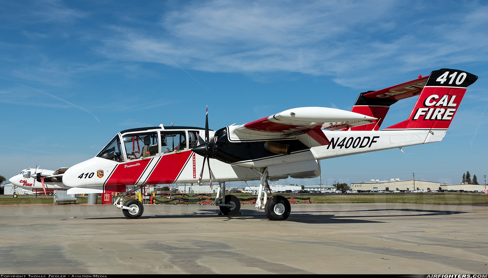 Local Government - USA - California - Department of Forestry North American Rockwell OV-10A Bronco N400DF at Porterville - Municipal (PTV / KPTV), USA