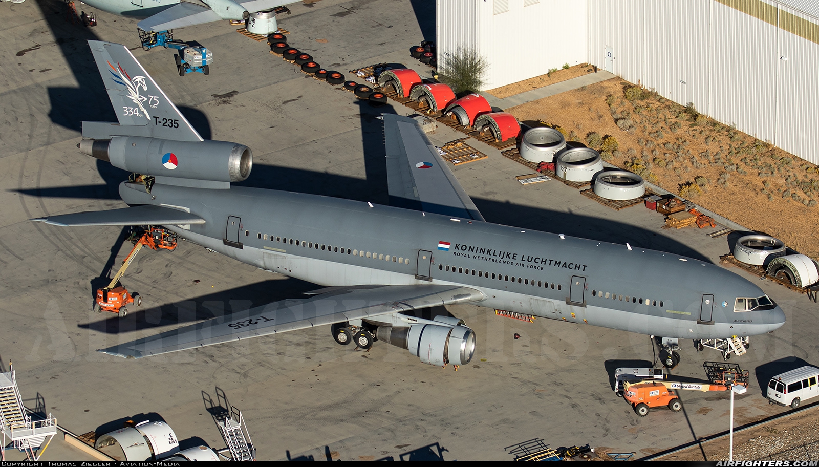 Netherlands - Air Force McDonnell Douglas KDC-10-30CF T-235 at Victorville - Southern California Logistics (Int.) (George AFB) (VCV), USA