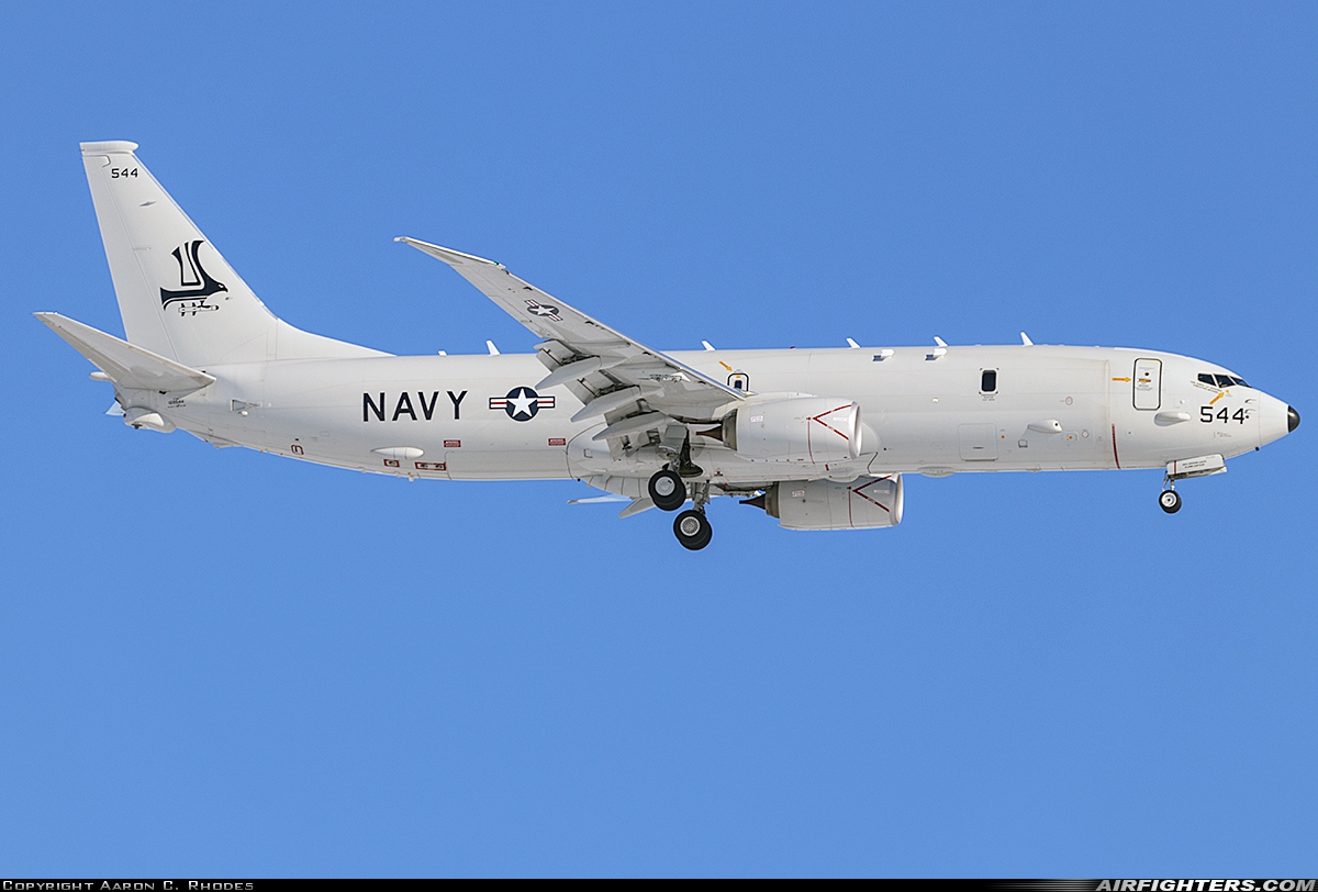 USA - Navy Boeing P-8A Poseidon (737-800ERX) 169544 at Moses Lake - Grant County Int. (Larson AFB) (MWH / LRN), USA