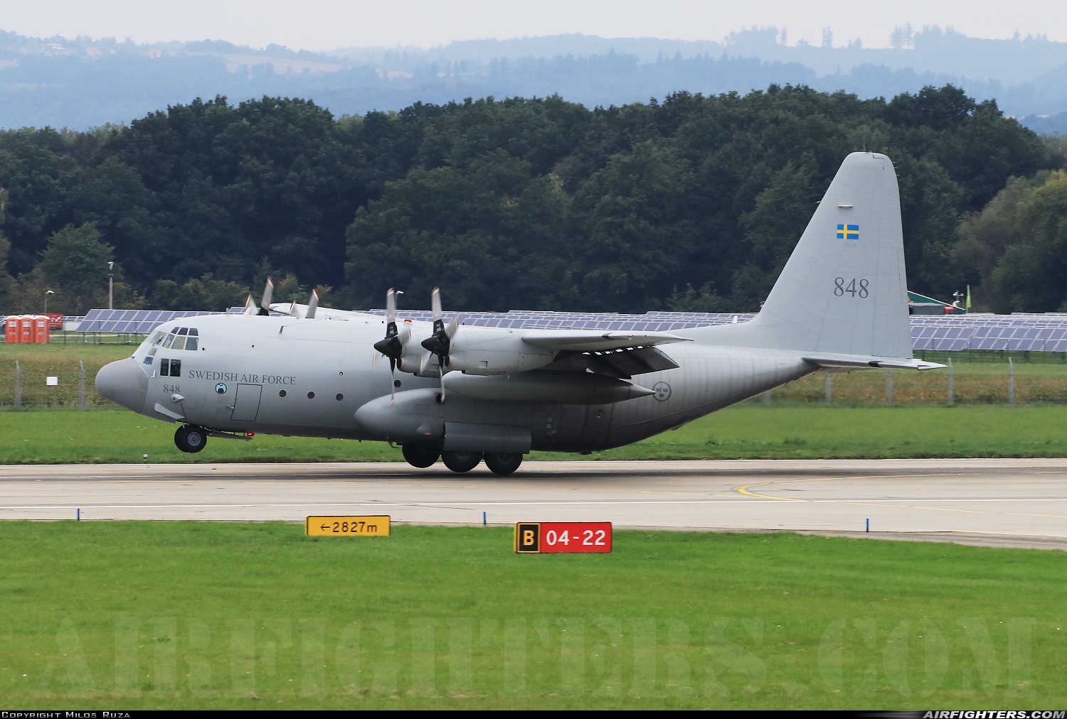 Sweden - Air Force Lockheed Tp-84 Hercules (C-130H / L-382) 84008 at Ostrava - Mosnov (OSR / LKMT), Czech Republic
