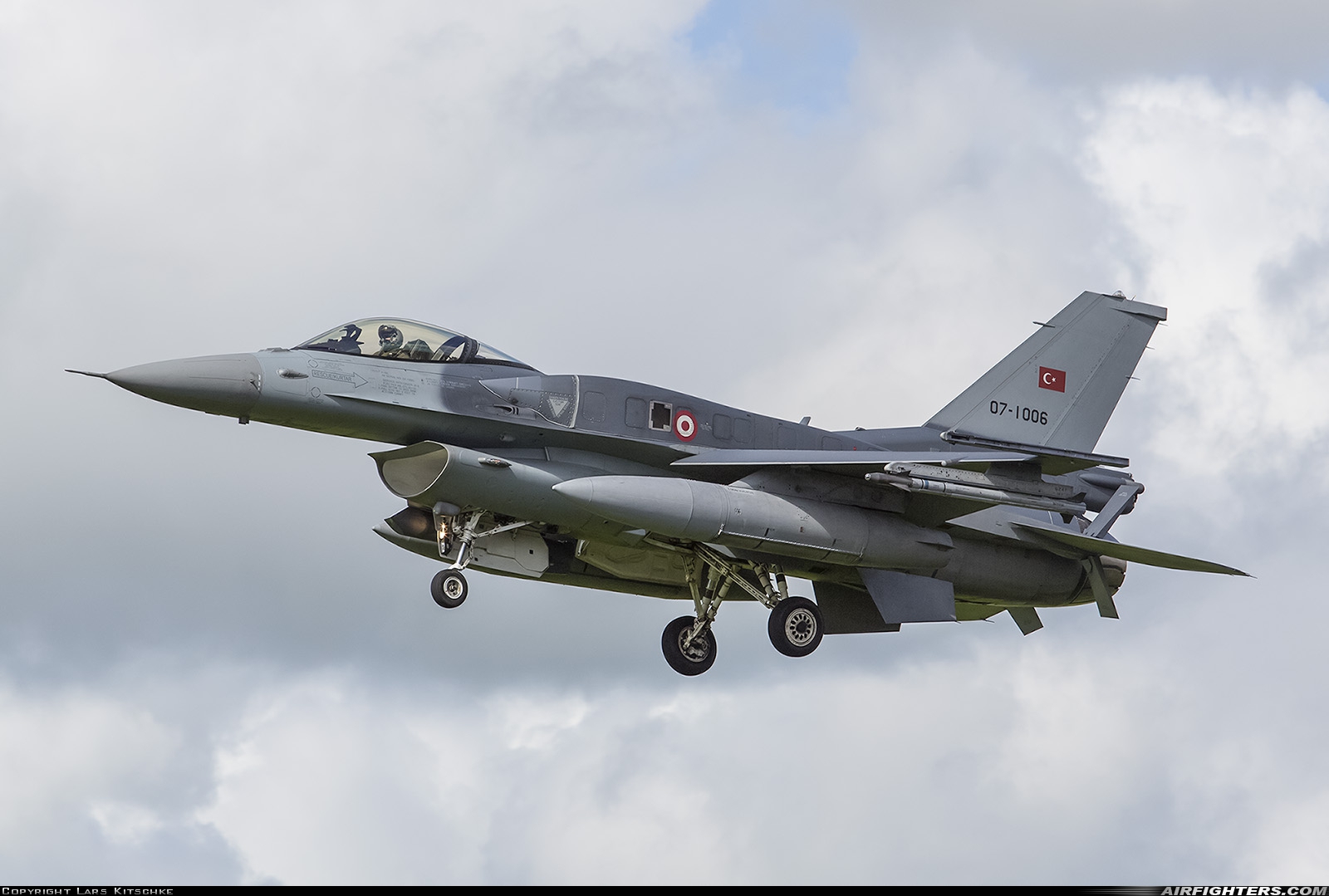 Türkiye - Air Force General Dynamics F-16C Fighting Falcon 07-1006 at Wittmundhafen (Wittmund) (ETNT), Germany
