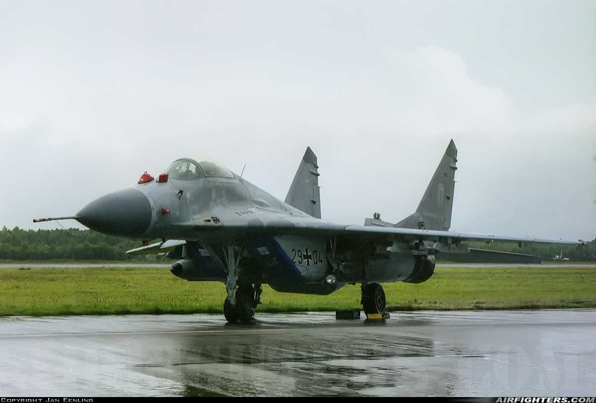 Germany - Air Force Mikoyan-Gurevich MiG-29G (9.12A) 29+04 at Uden - Volkel (UDE / EHVK), Netherlands